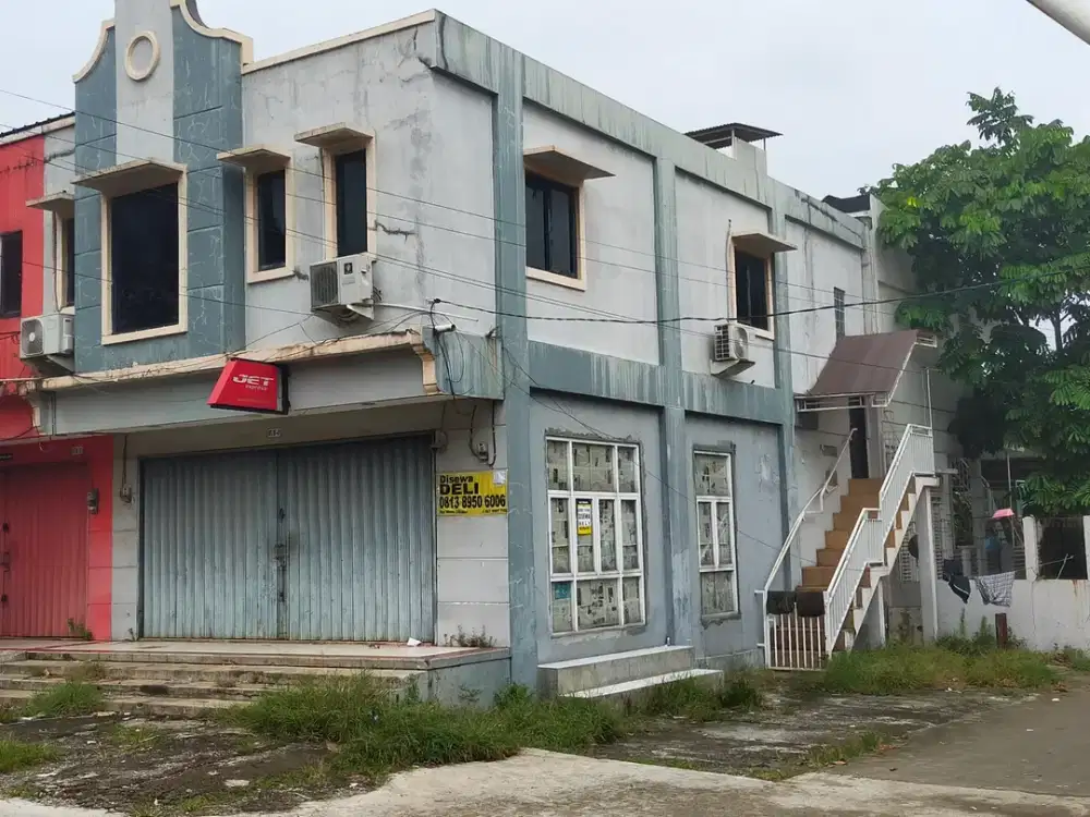 Ruko hoek 2 lantai di pinggir jalan raya kranggan
