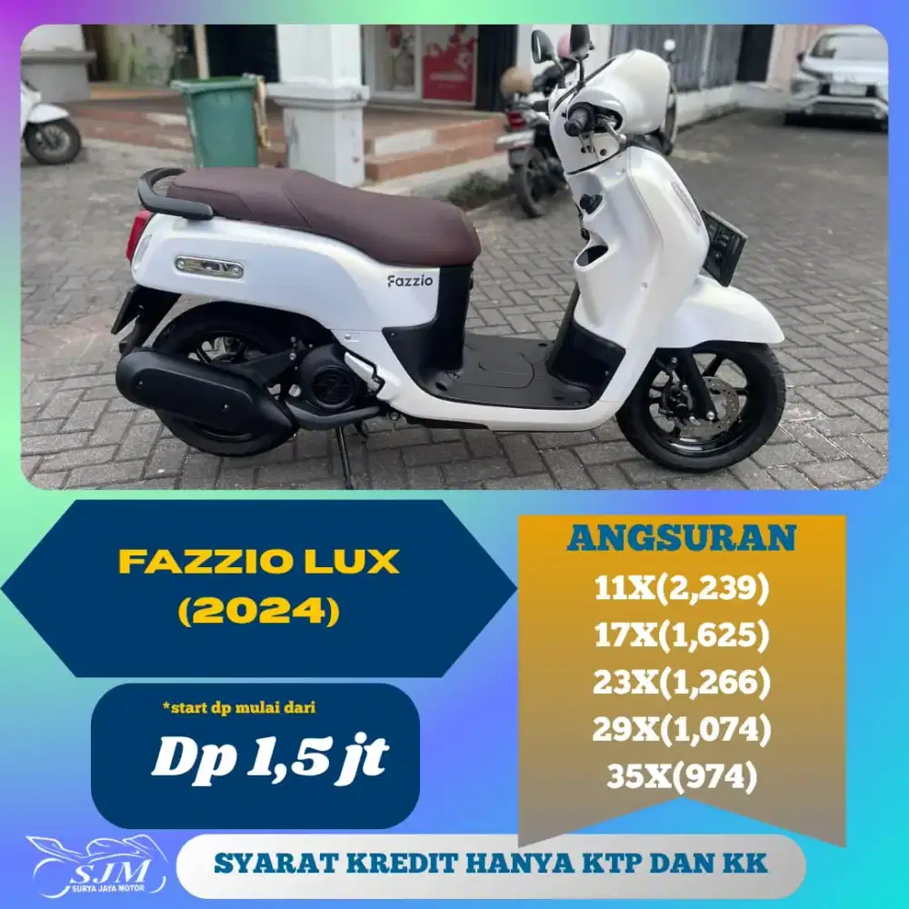 YAMAHA FAZZIO LUX 2024 PAJAK PANJANG