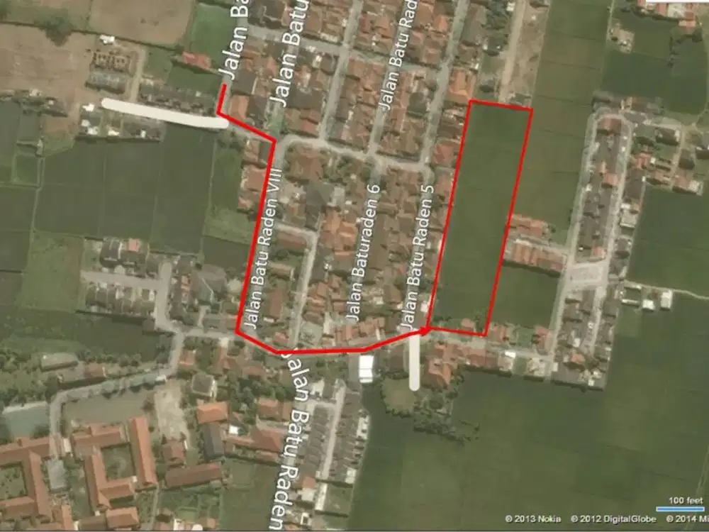 Dijual Tanah Sawah Area Ciwastra Margacinta  Rancasari Bandung
