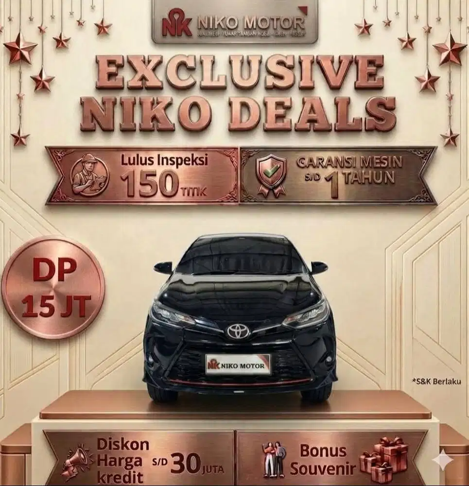 (ANTIK KM37RB) YARIS S TRD 7 AIRBAG 2021 AT:2020|2022