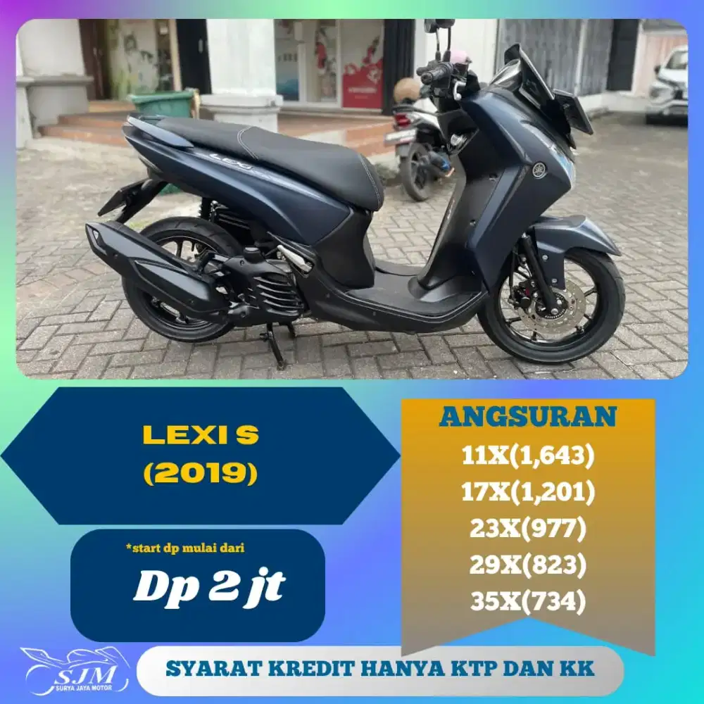 YAMAHA LEXI S 2019 MESIN HALUS