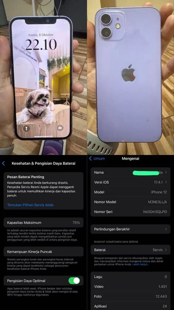JUAL CEPAT IPHONE 12