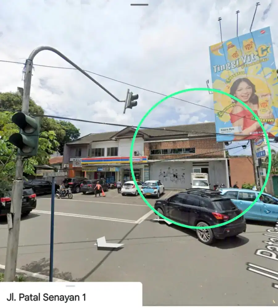 Ruko disewakan dipinggir Jl.Patal Senayan, lokasi strategis