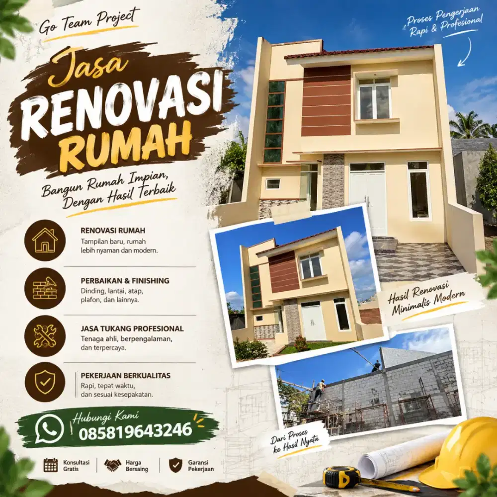 Jasa renovasi bergaransi dan berpengalaman