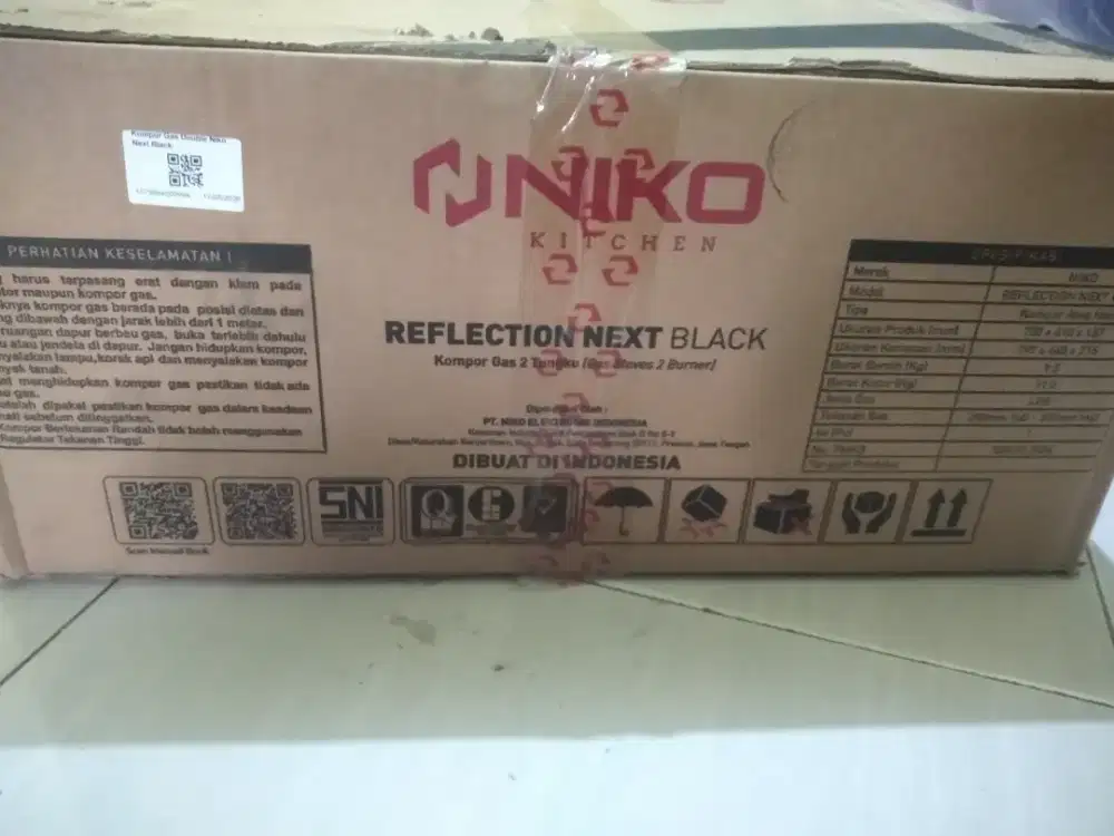 kompor tanam 2 tungku
