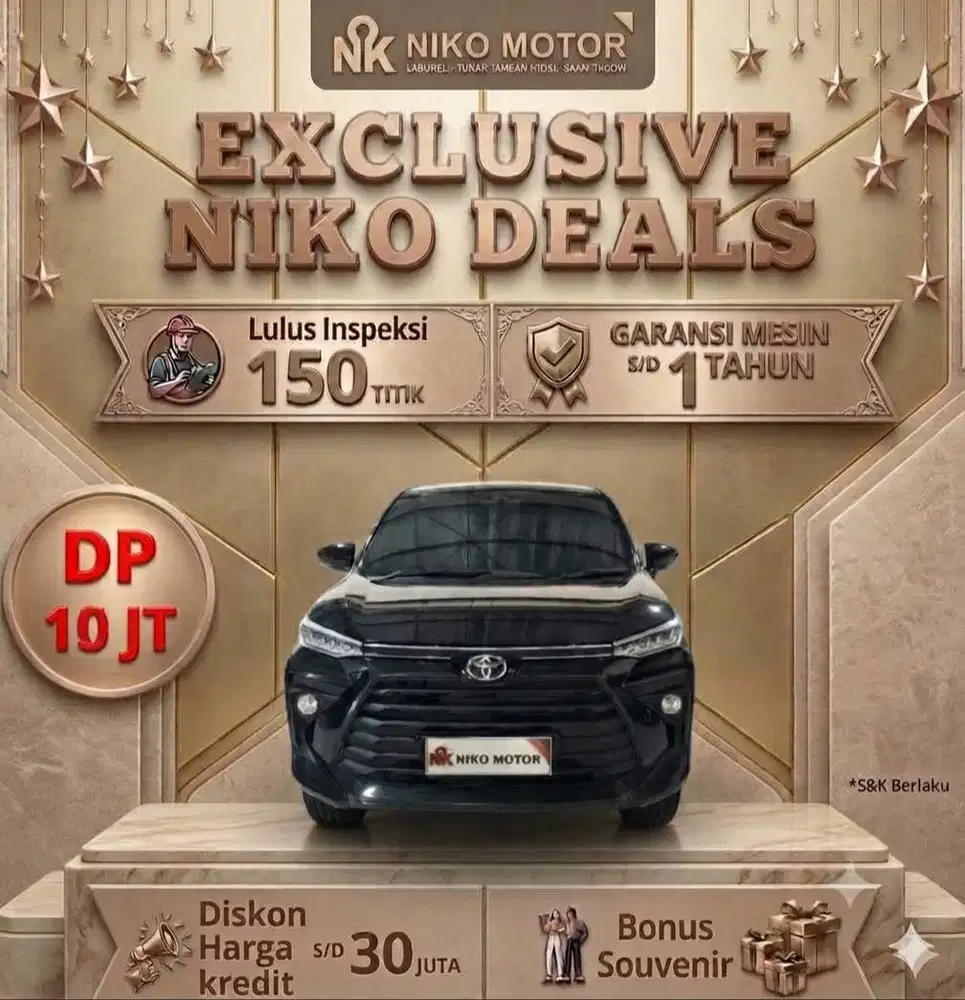 (ANTIK KM21RB) AVANZA G 2025 AT :2024|2026