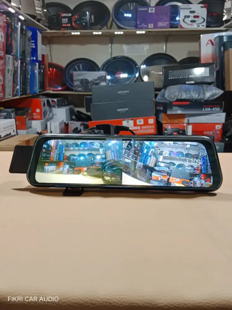 DVR SKELETON / DasCam Spion SKELETON Recorder 2way Layar 9.66 inch