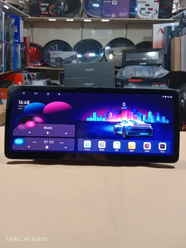 Head Unit Android Audioteq AQ-A9 OS10 12 Carplay 4/128 QLED VC 360