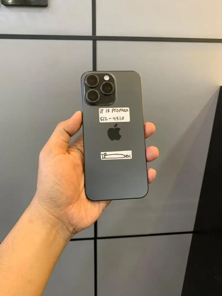 Iphone 15 Promax 512 Gb Black Titanium Ibox resmi ibox
