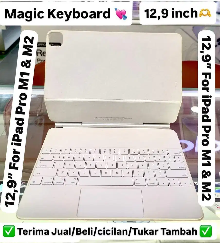 Magic Keyboard 12,9 inch for ipad pro dann air Original