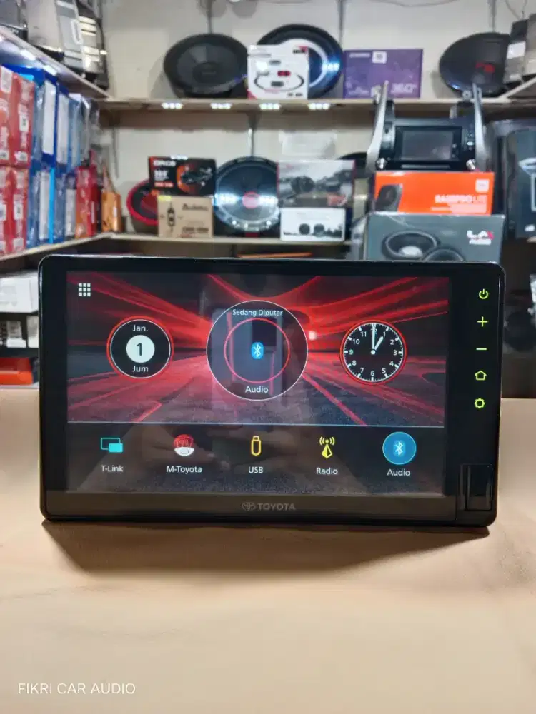 Head Unit Doubledin Original RAIZE 9 TLINK Audio Mobil