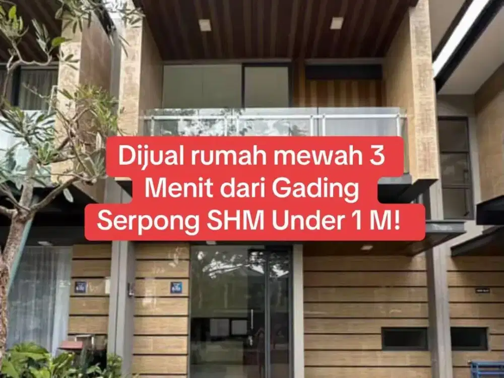DIJUAL CEPAT RUMAH MEWAH UNDER 1 M, THE GOLDEN STONE CLUSTER DIAMOND