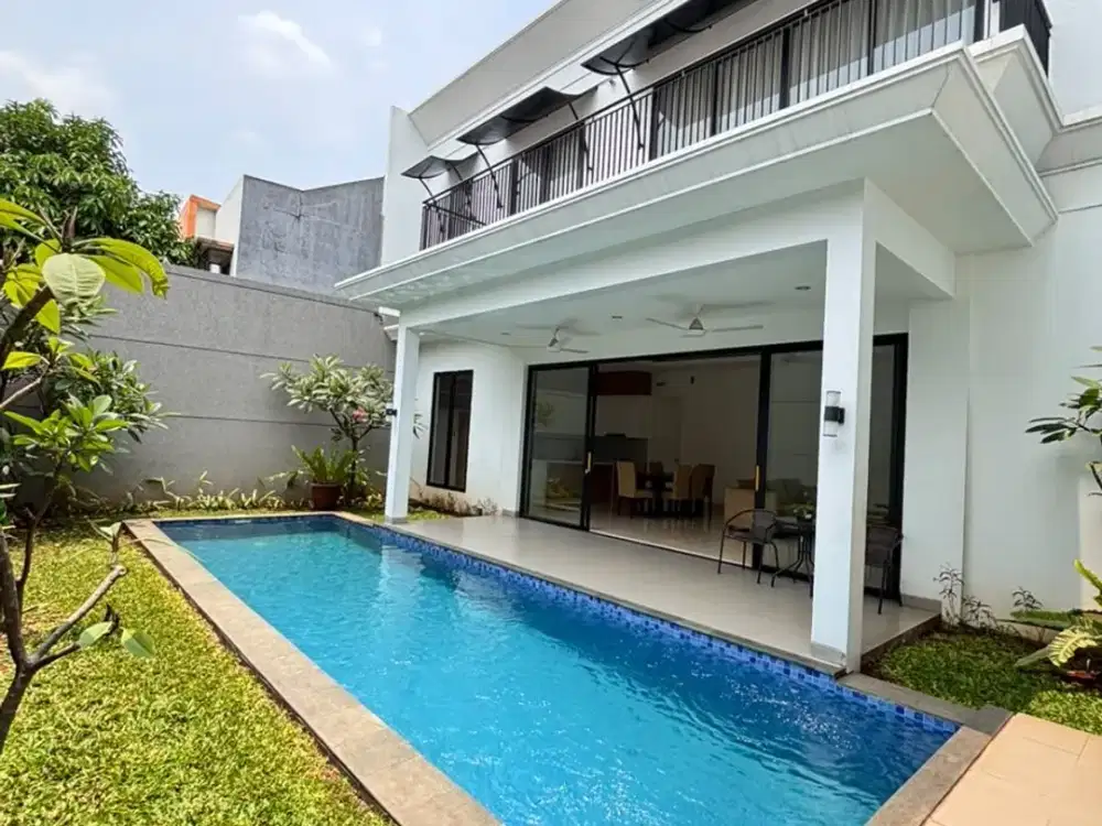 BRAND NEW HOUSE FOR SALE AT CILANDAK JAKARTA SELATAN DENGAN KOLAM RENANG