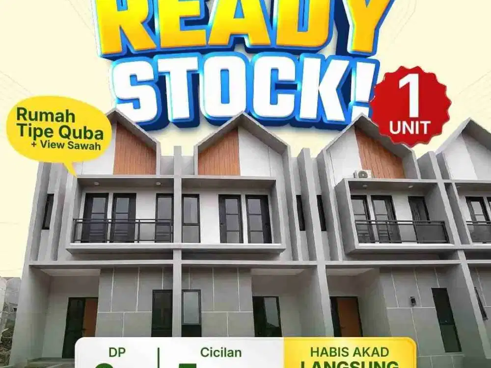 Jual Rumah Baru Cluster di Cinangka Kota Depok Murah dekat Jakarta & Tangsel