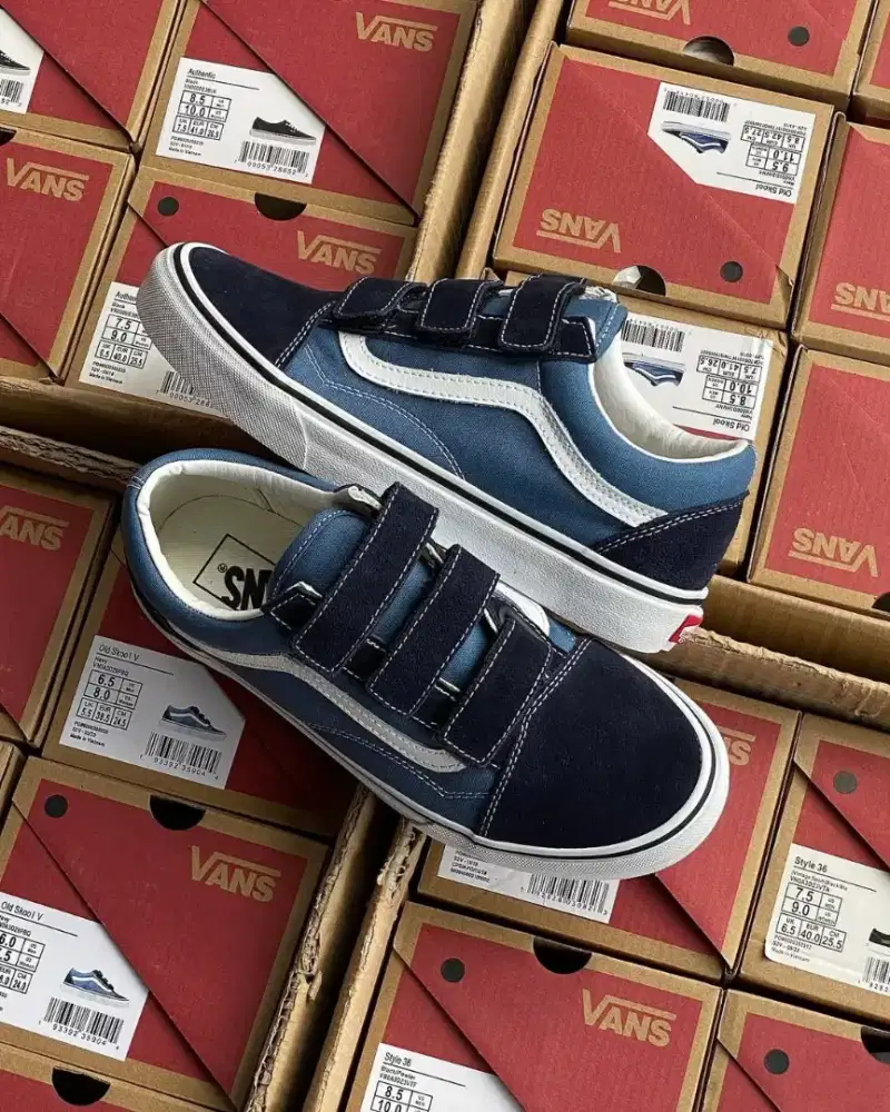 Vans Old Skool Velcro Navy