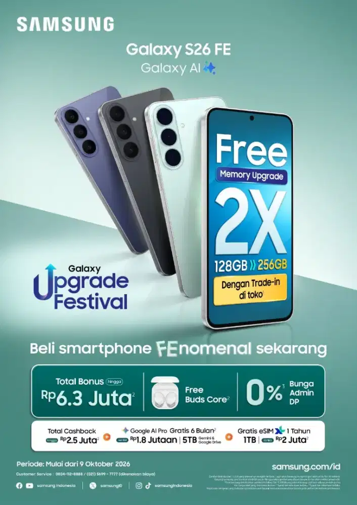 Samsung S26FE terbaru