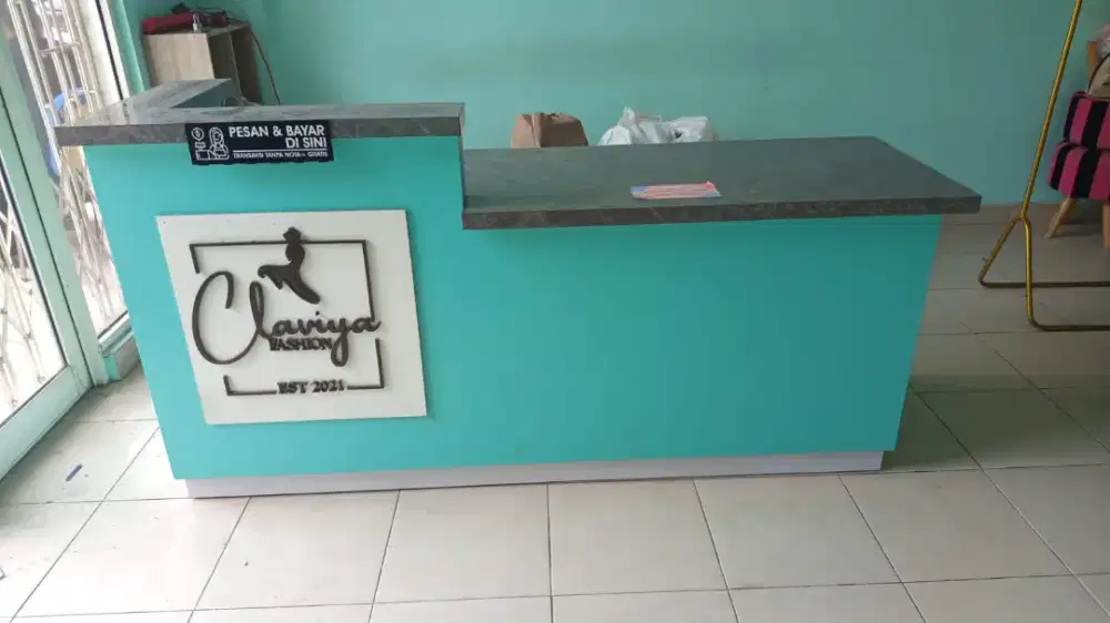 Preloved Meja Konsul / Meja Kasir