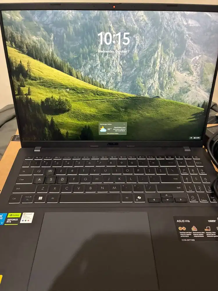 ASUS Gaming V16 RTX 5050 8GB Core 5 210H RAM 16GB SSD 512GB (Second)
