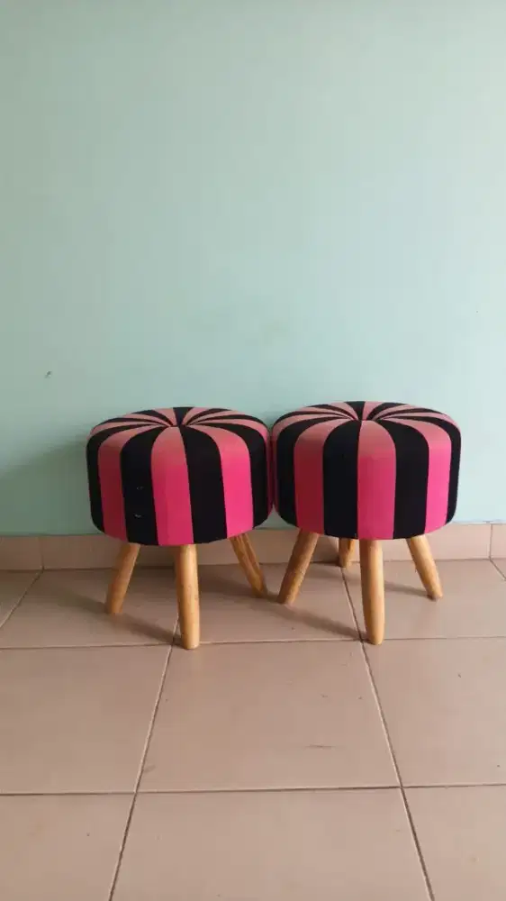 Preloved Sofa Stool 2 pcs