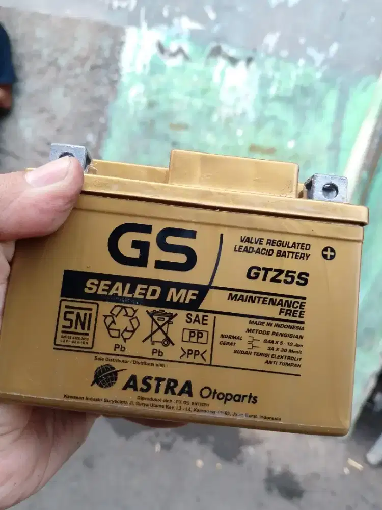 Aki Motor GS ASTRA Gold GTZ5S, Bekas