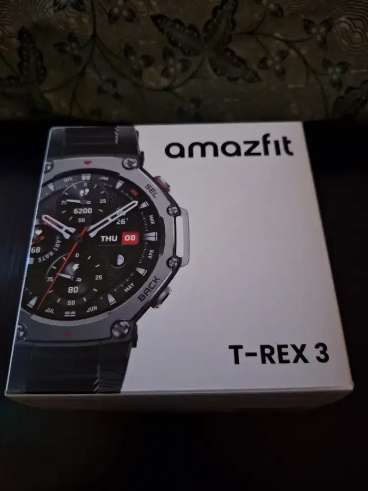 Jam Amazfit T-Rex 3 Onyx Black - Like New Garansi Panjang + Bonus