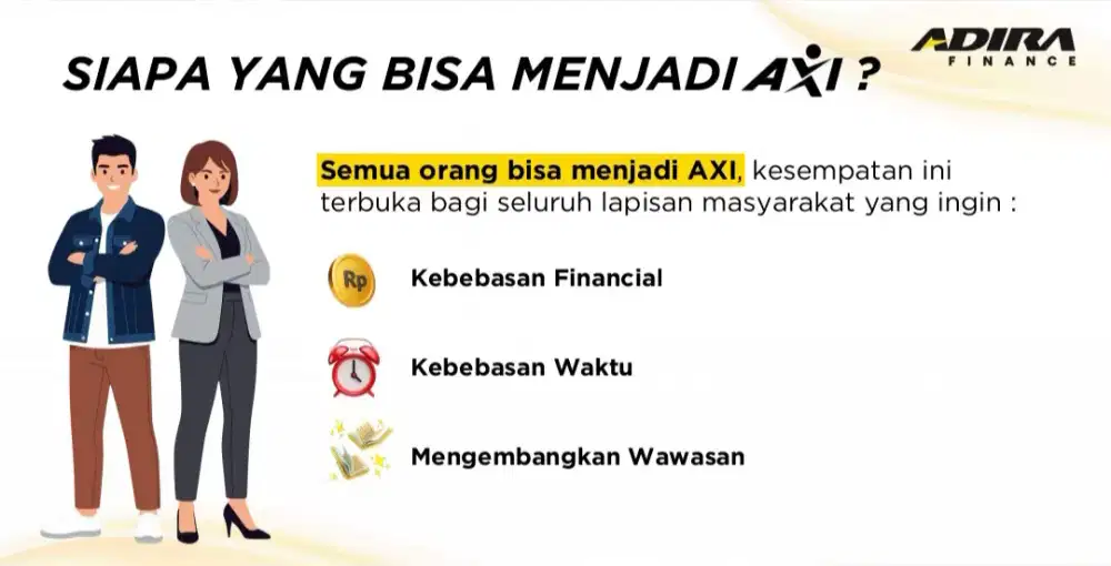 LOWONGAN FREELANCE MITRA AXI ADIRA FINANCE – PEMBIAYAAN MOBIL