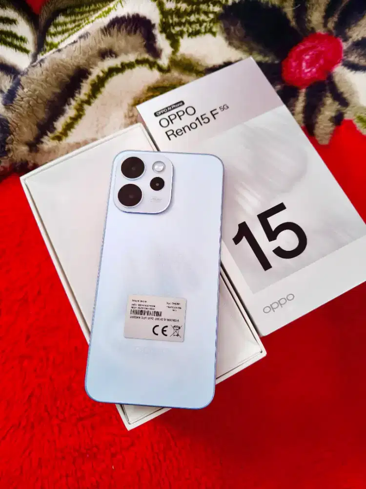 Oppo Reno 15F 5G Ram 8+8/256 Fullset Muluss Garansi Panjang