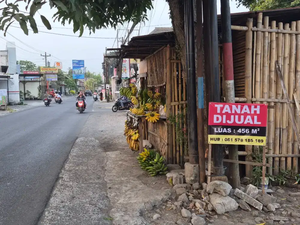 Dijual Tanah Lokasi Strategis Utara Perumahan Pertamina Kalasan Sleman