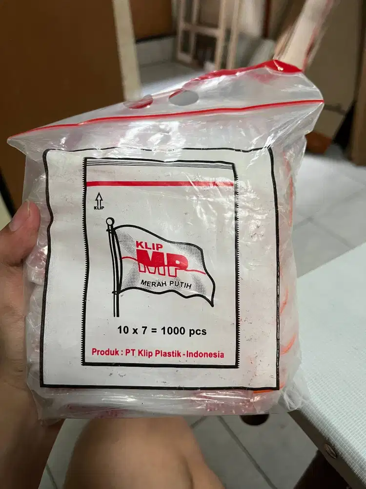 plastik klip ziplock 7x10