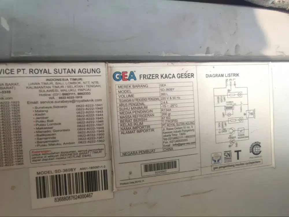 Jual Kulkas Bekas