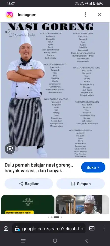 Juru Masak Nasi Goreng