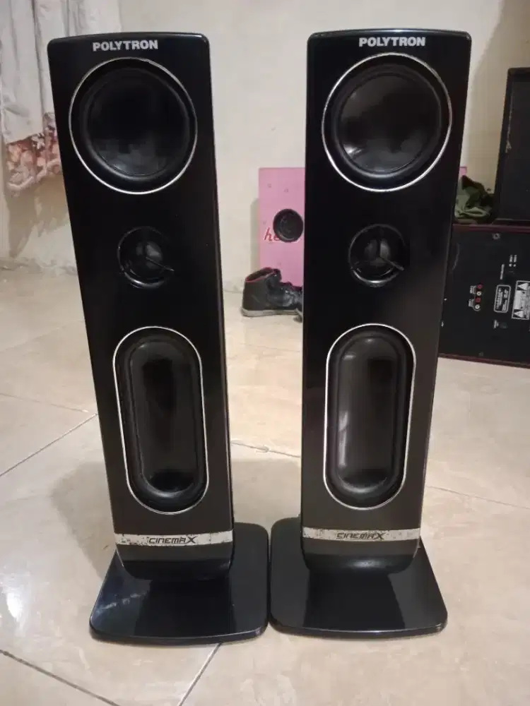 Speaker pasif POLYTRON ex TV led 24 inch
