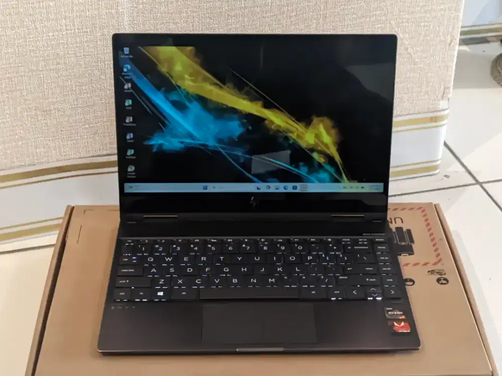 Laptop Hp Envy X360 Ryzen 7 2700U Ram 8 GB SSD 256 GB Touchscreen