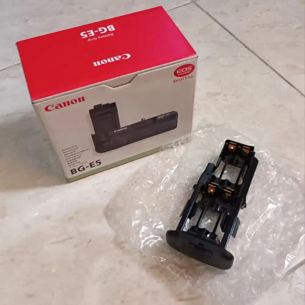 Bg e5 battery grip canon dslr