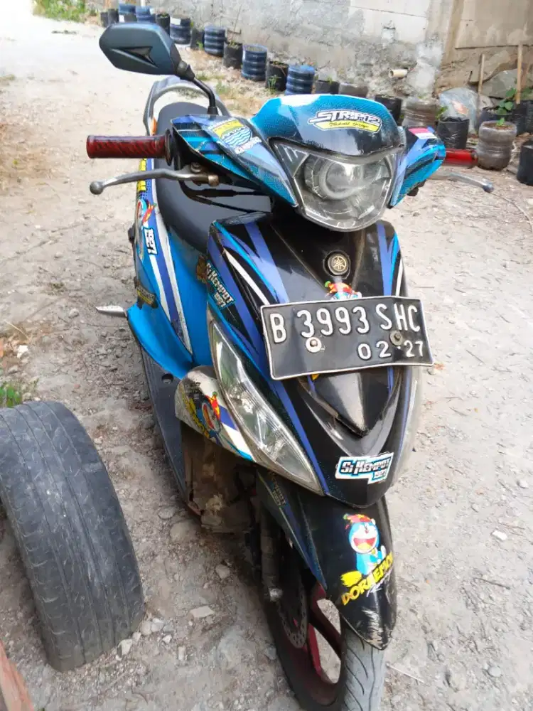 Mio j tahun 2012 surat STNK asli