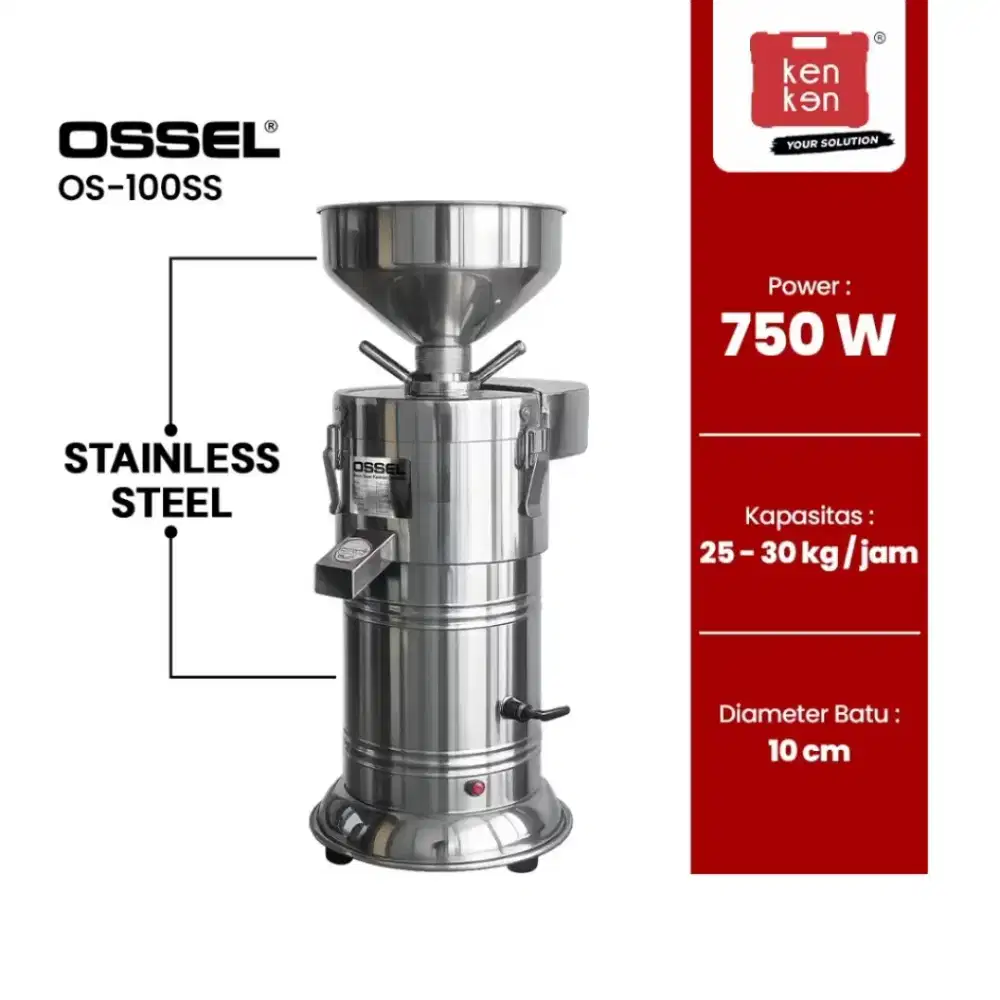 Mesin Susu Kedelai Maker Merek Ossel