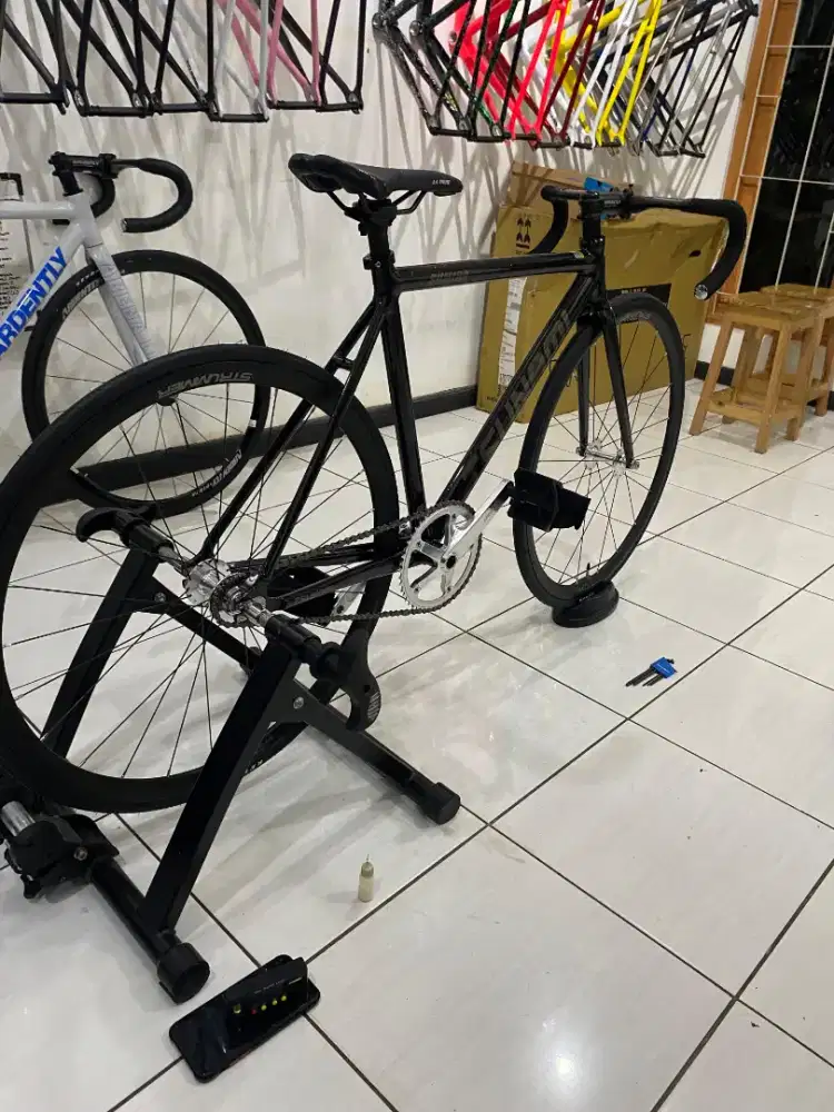 Sepeda fixie Tsunami rangka karbon