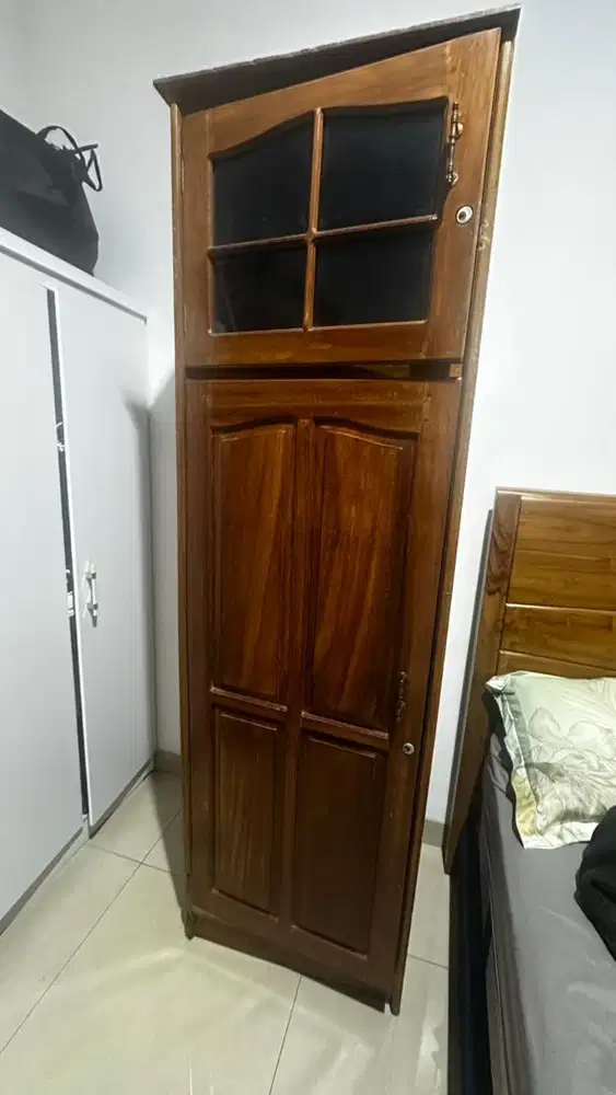 JUAL MURAH LEMARI KAYU KOLIM 2 PINTU