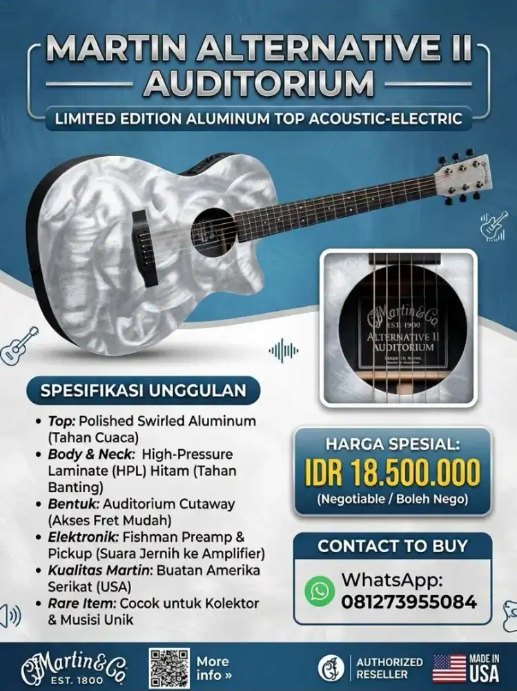 Preloved gitar akustik elektrik