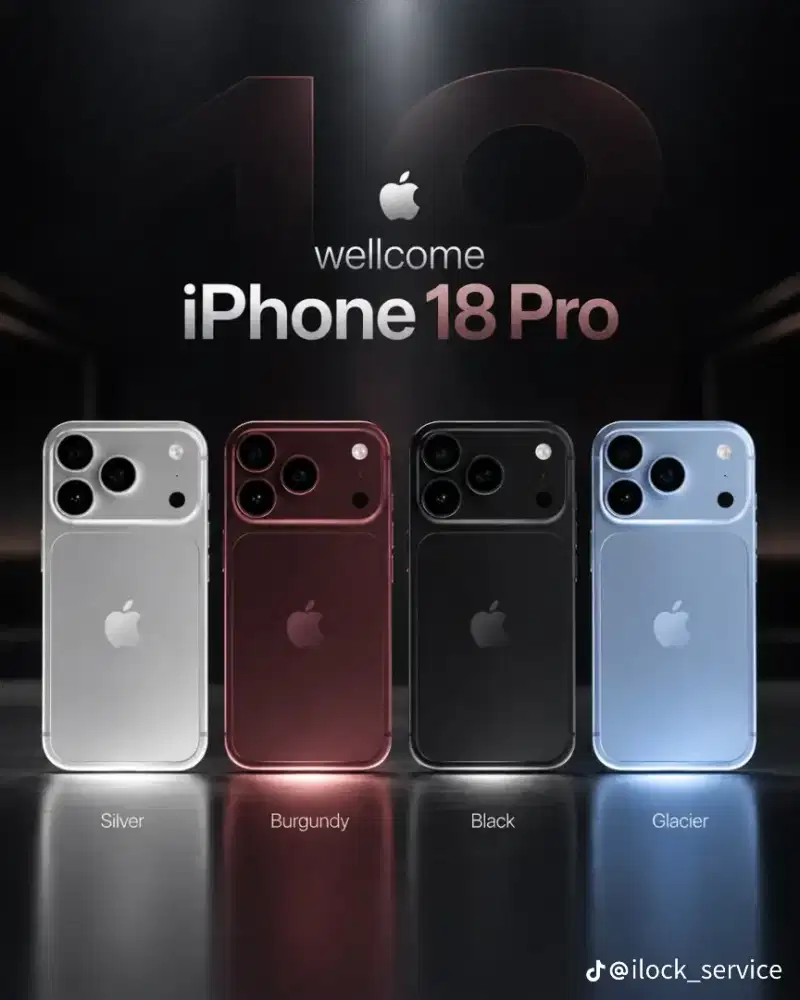 Cicilan iPhone 18pro burgundy