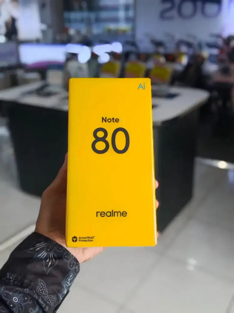 REALME NOTE 80 TERLARIS ARMORSEL GLASS KACA KELAS MILITER BISA COD