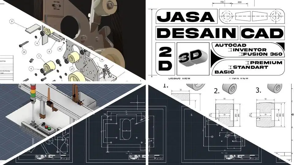 Jasa Gambar Teknik / Drafter 3D