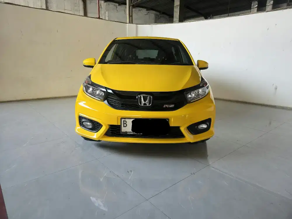 Low Km 58rban Honda Brio RS AT ( Matic ) 2018 Kuning Ganjil Istimewa