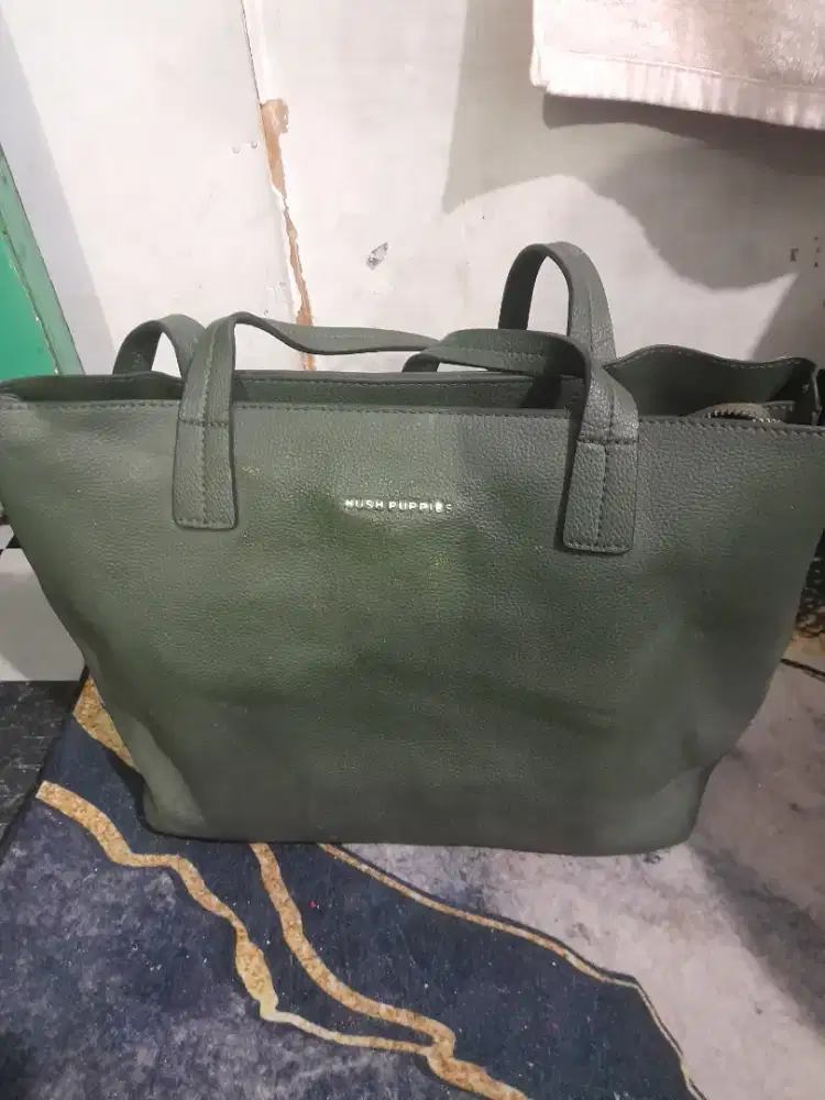 Tas tote bag hijau