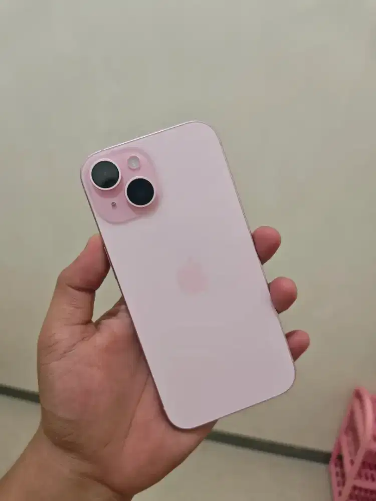 IPHONE 15 128 PINK GARANSI RESMI