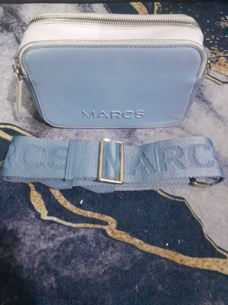 Tas slim unik biru