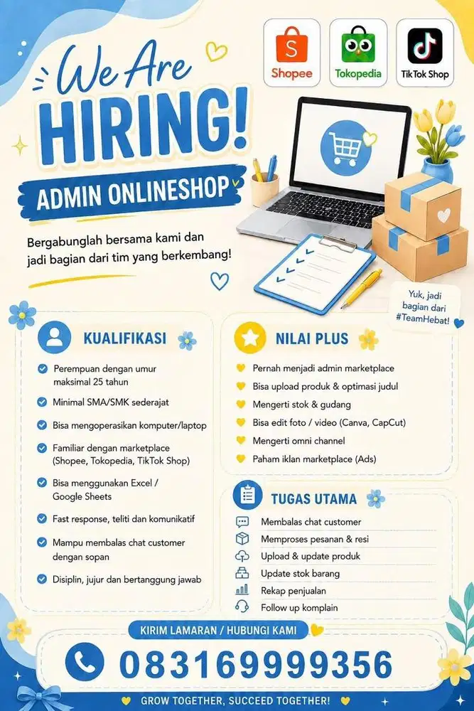 Loker Admin Online Shop