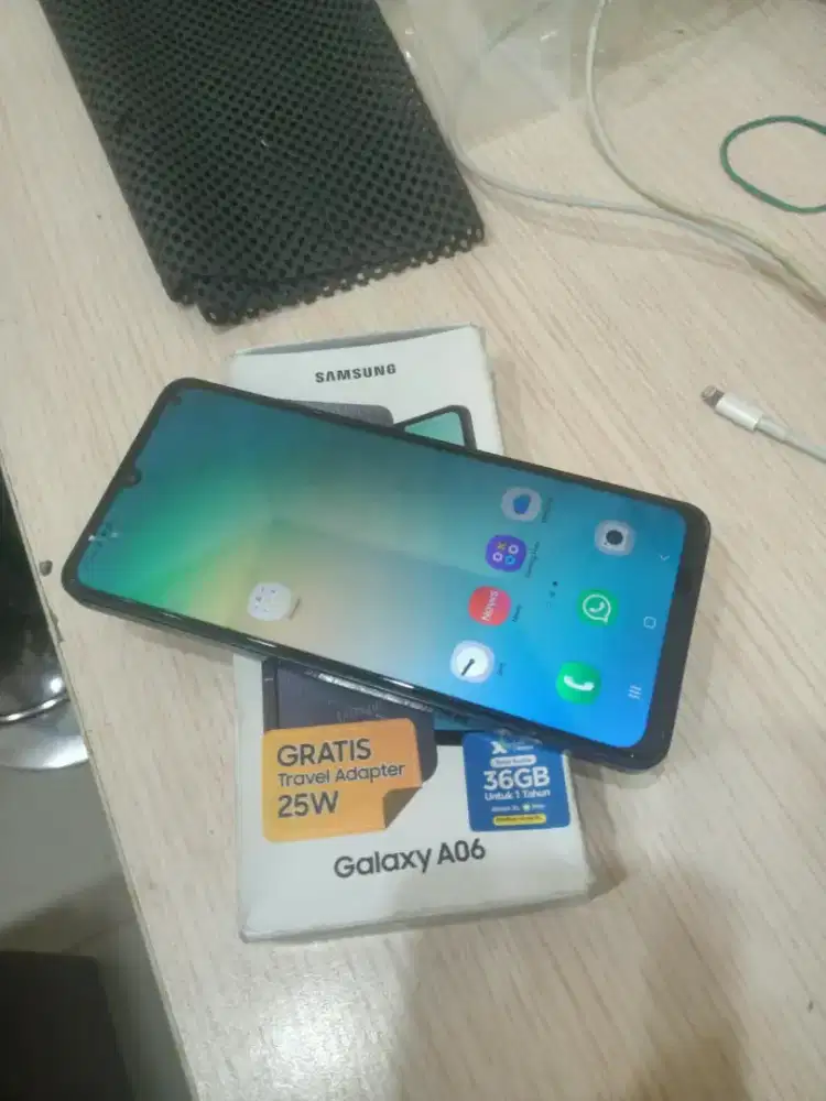 Samsung A06 ram 4/64 normal smua minus pemakain aja msh ori smua lkp