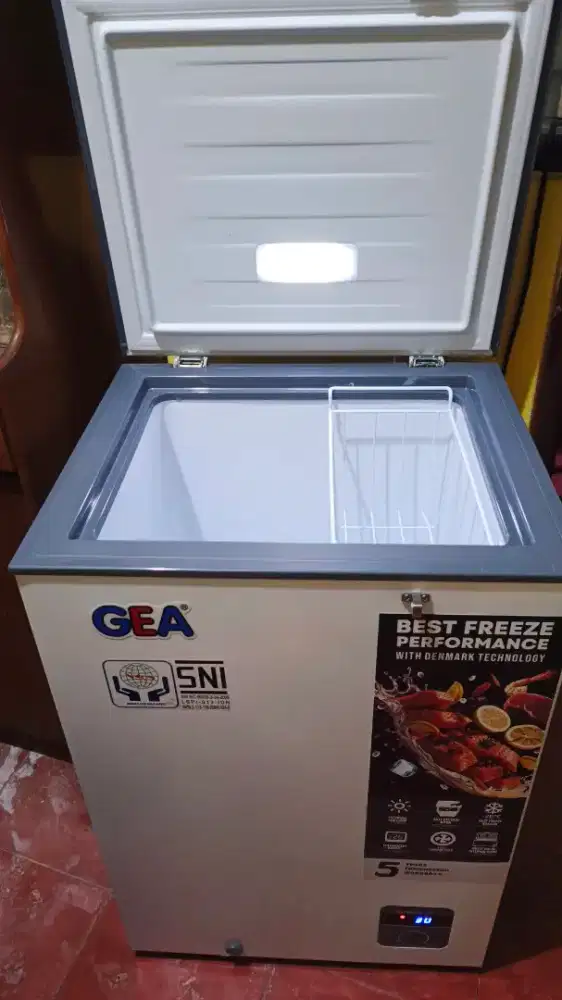 Jual Freezer Box Gea 100L versi terbaru