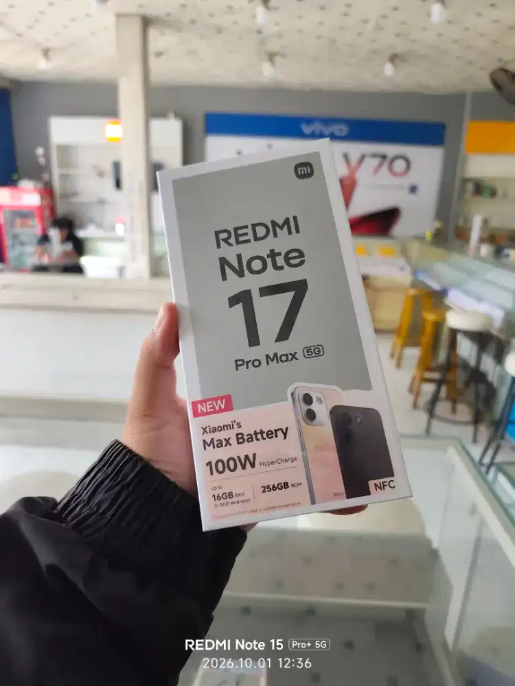 REDMI NOTE 17 PRO MAX 5G 8/256 GB NEW